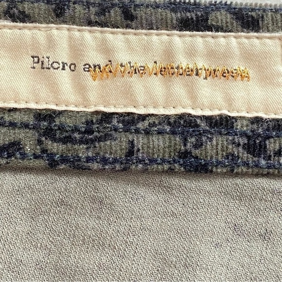 Anthro Pilcro SERIF Damask Print Micro Cords SZ 27 - Picture 4 of 10